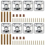 Sets Mounting Plates Kit, M8 Thread Furniture Sofa Legs Attachment Plat.... Fixed Price $13.73.