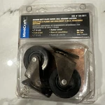 Mintcraft Medium Duty Swivel Ball Bearing Casters With Rubber Wheels. Fixed Price $17.16.