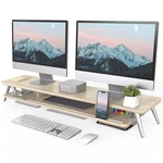 Best Fenge Dual Stand, Stands Riser For Monitors, 42.5 Inch Wood Desk. Fixed Price $146.29.