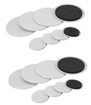 Round Furniture Sliders - 16 Pack Of 3.5" & 7" (8 Each). Fixed Price $20.00.