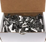C.s. Osborne 3-PRONG Clips #4450-3, Upholstery Spring (250/BOX) Silver. Fixed Price $48.50.