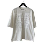 El Conductor PD25SC03 T-shirt White Cord Embroidered Bones 25SS 6433. Fixed Price $220.99.