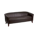 Flash Furniture Hercules Imperial Series Brown Leather Sofa 111-3-BN-GG. Fixed Price $1229.99.