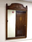 Vtg Thomasville 51" Traditional Wall Mirror Laurel Wreath Wood Frame 1969. Fixed Price $699.96.