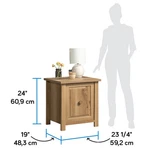 Sauder Hillmont Farm Engineered Wood Night Stand Timber Oak Finish. Fixed Price $122.68.
