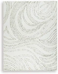Tufted Wool Area Rug Signature Design By Ashley White Brown Handmade Carpet. Fixed Price $306.00.
