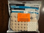 Everbilt Self-adhesive Beige Round Felt Pads, Assorted Sizes 108 Pcs. Fixed Price $6.99.