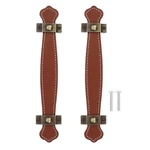 Coheali 2PCS Vintage Replacement Trunk Handles Leather Cabinet Drawer.... Fixed Price $20.27.