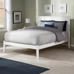 Atlantic Furniture Nantucket Queen Platform Bed With Open Foot Board - White. Fixed Price $680.99.
