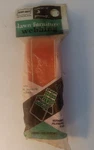 Vintage Ruson-shield Lawn Chair Webbing- Orange W/ White Stripe No. W110. Fixed Price $10.00.