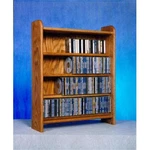 Wood Shed 402 Solid Oak Shelf Cd Cabinet. Fixed Price $372.78.