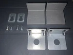 2X Ikea Wall Mount 115753 - 103693 W/ 4 Screws Pieces Total Gray Cover. Fixed Price $14.99.