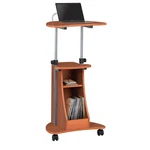 Adjustable Height Laptop Cart With Storage. Color: Woodgrain. Fixed Price $108.67.