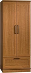 Sauder Homeplus Storage Cabinet Wardrobe 71 Inch Sienna Oak. Fixed Price $529.99.