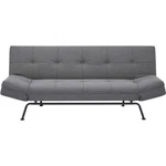 Abbyson Lindsey Sofa Bed Gray Convertible Futon Adjustable Arms Small Space 76"W. Fixed Price $500.00.