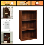 Sauder Beginnings 3-SHELF Bookcase, Bookshelf With Adjustable Storage Shelves,. Fixed Price $109.99.