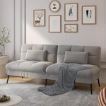Comhoma Convertible Sofa Bed, 72 Fabric Couch With Adjustable Backr. Fixed Price $209.97.