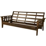 Pemberly Brown Queen Wood Futon Frame-mattress Not Included. Fixed Price $466.46.