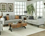 Modern Living Room Sofa Set 3PC Couch Loveseat Chair Coaster Apperson 508681-S3. Fixed Price $1899.99.
