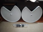 Rev-a-shelf 3472-28-11-52 White Polymer Kidney Shaped 2-SHELF Lazy Susan. Fixed Price $69.99.