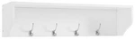 Crosley Furniture Harper Entryway Storage Wall Shelf, With Coat Rack Hooks For. Fixed Price $110.99.