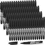 Thenshop 100 Pack Permanent Bulk Black Set Fine Poin.... Fixed Price $25.29.