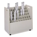Safco Laminate Mobile Roll Files 50 Compartments 30.25X15.75X29.25 Putty 3083. Fixed Price $403.47.