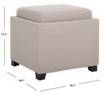 Safavieh Harrison Single Tray Ottoman, Reduced Price 2172722403 HUD8233L. Fixed Price $99.00.