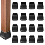 28PCS Square Chair Leg Floor Protectors With Wrapped Felt Bottom, Silicone Ch.... Fixed Price $30.65.