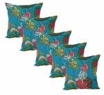 Set Of 5 Turquoise Fruit Cushion Cover Cotton Throw Home Decor Boho Pillow Cases. Fixed Price $32.39.
