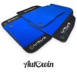 Blue Floor Mats For Lamborghini Urus 2018-2024 With Alcantara Leather. Fixed Price $599.00.