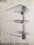 Vantage Point AXWG03S - Shelf Audio/video Wall Shelves Silver. Fixed Price $50.00.