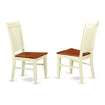East Furniture Weston 10" Wood Dining Chair Cream/cherry (set Of 2). Fixed Price $186.55.