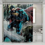 Power Of Superman Comic Shower Curtain Set Bathroom For Decor Best. Fixed Price $58.99.