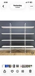 New Box Vintage Ikea Enteri Shelf Unit By Niels Gammelgard - 4 Tier. Fixed Price $1600.00.