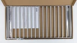 Ikea Kungsfors Suspension Rail Wall Shelf Stainless Steel 23 5/8" - New Shelves. Fixed Price $29.95.