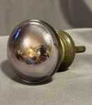 Antique Victorian Period Mercury Glass Brass Door Knob Architectural Salvage. Fixed Price $48.50.