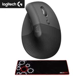 Logitech Core Series Lift Vertical Ergonomic Wireless Mouse + Pad. Fixed Price $88.00.