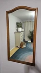 Vintage 1980S Ethan Allen Maple Classic Manor Wall Dresser Mirror. Fixed Price $350.00.