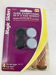 Magic Sliders 7/8 In. Round Grip Tip Furniture GLIDE,(4-PACK) 04225. Fixed Price $10.39.