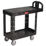 Rubbermaid Commercial FG450500BLA Utility Cart With Deep Lipped & Flush Plastic. Fixed Price $219.44.