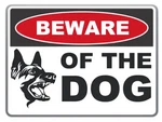 Beware Of Dog German Shepherd Warning Protected Guard Caution Vinyl Sticker. Fixed Price $31.37.