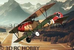 Albatros Diii 34" Wingspan Airplane Kit Laser Cut Balsa Ply Wood + Plans. Fixed Price $154.00.