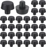 Uxcell 30 Pcs Plastic Stem Glides, Glass Top Table Bumpers With Black. Fixed Price $8.56.
