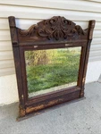 Antique 1800 19TH Century Dresser Vanity Mirror Swivel Pivot Wooden Ornate. Fixed Price $450.00.