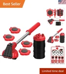 Effortless Furniture Lifter & Sliders - 660LBS Capacity, Perfect Heavy Items. Fixed Price $43.50.