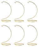 8 Inch Tall Bright Gold Ornament Display Stand Wire Hanger Holders, Pack Of 6. Fixed Price $17.99.