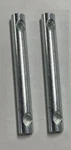 2X Ikea Cross Dowel Metric Nuts M6 82MM Length Steel Part # 121214. Fixed Price $11.98.