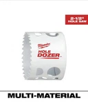 Milwaukee Tool 49-56-9631 2-1/2" Hole Dozer Bi-metal Saw. Fixed Price $11.85.