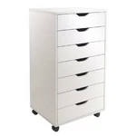 7 Drawer Rolling File Cabinet Storage Organizer With Locking Mechanism White. Fixed Price $135.99.